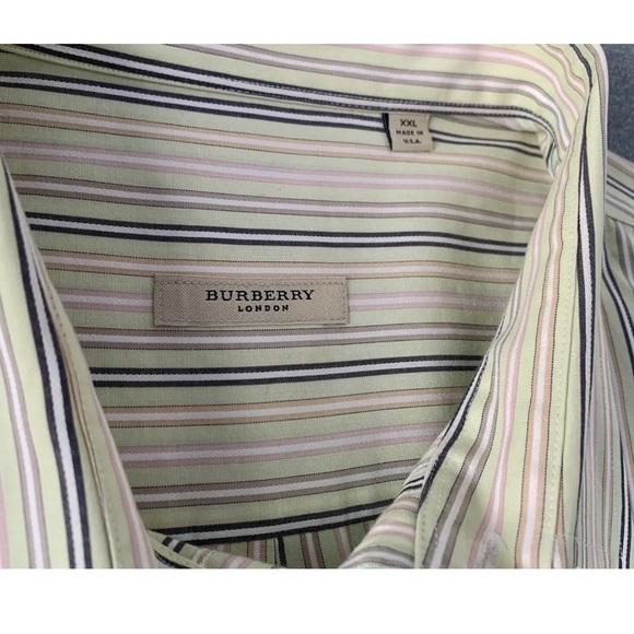 Burberry London Men’s Classic Nova Check Button-Down - Size XXL, Long Sleeve - Picture 4 of 4
